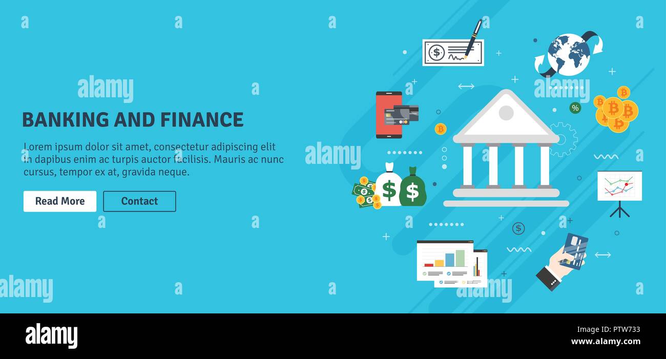 Bank Und Finanzwesen Wirtschaft Investitionen Und Zahlung Online - 